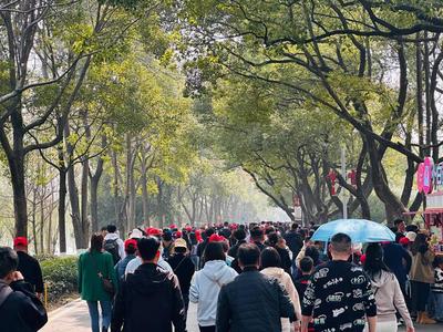 岳麓山、橘子洲景區(qū)大客流,景區(qū)倡導(dǎo)游客盡量"錯(cuò)峰出游"